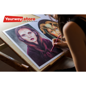 Monetize Your Art - Artist creating a portrait at YourWay.Store